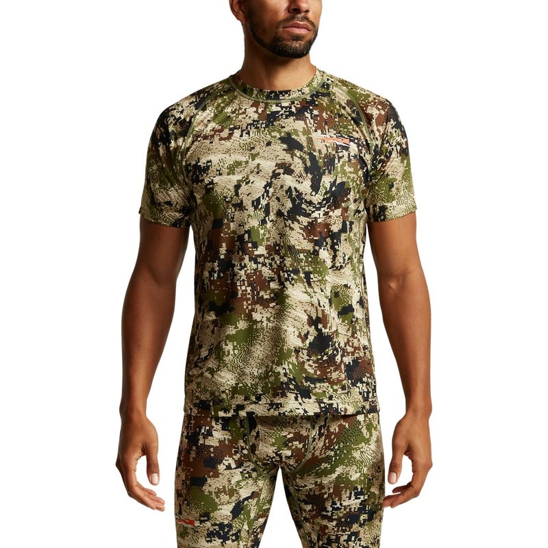 SITKA Core Lightweight Crew SS â€“ Menâ€™s Quick-Dry, Breathable Short Sleeve Baselayer Shirt with PolygieneÂ® Odor Control for All-Season Comfort, Subalpine, Medium - Image 2